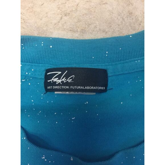 Futura Laboratories FL 2000 Teal Vintage Logo Tee - Picture 3 of 4